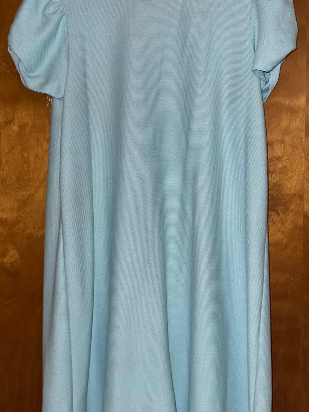 Light Blue Women's Short Sleeve Knit Top